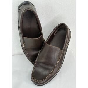 Cole Haan Tucker Venetian Leather Loafers Dark Brown Casual Slip On 9M